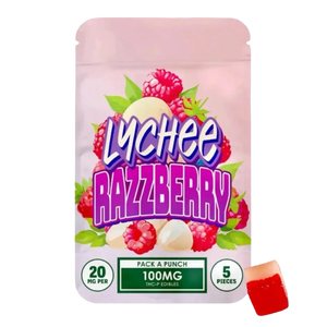 100mg Gummies | Lychee Razzberry 