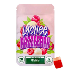 100mg Gummies | Lychee Razzberry 