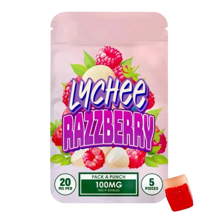 100mg Gummies | Lychee Razzberry 