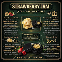Strawberry Jam THCa Live Rosin 