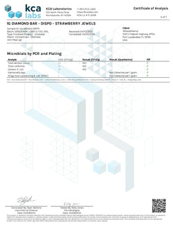 1G THCA Disposable | Strawberry Jewels | Sativa 