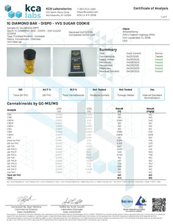 1G THCA Disposable | VVS Sugar Cookie | Hybrid 