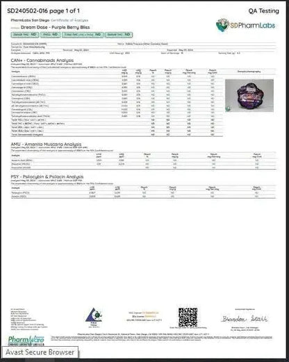 Dream Dose | Magic Mushroom Gummies | Watermelon Wonderland Supergreenshempco