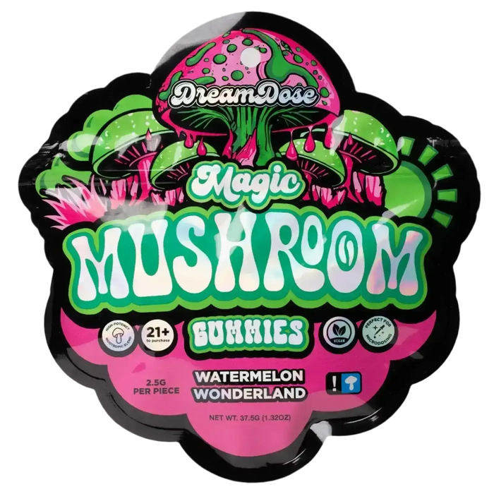 Dream Dose | Magic Mushroom Gummies | Watermelon Wonderland Supergreenshempco