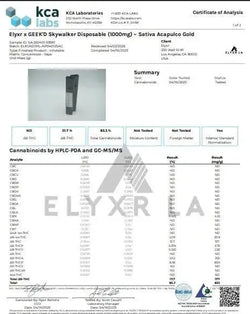 GEEK’D X ELYXR LA | THCA+THCP 1G DISPOSABLE | ACAPULCO GOLD | SATIVA GEEK'D