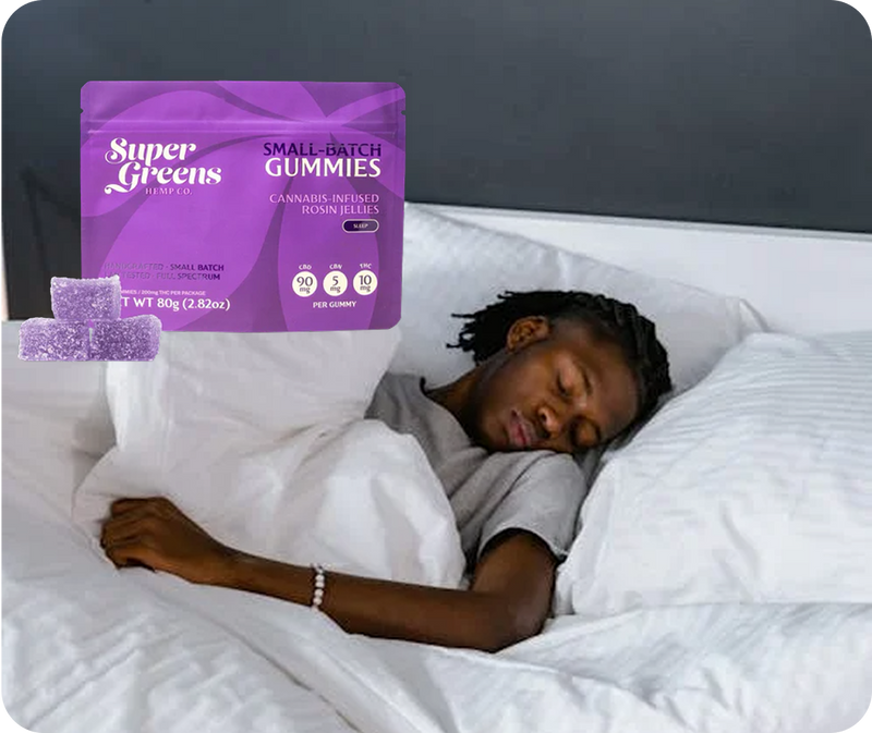black guy sleeping
