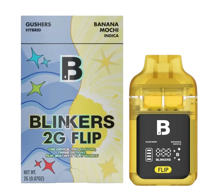 2G THCA Disposable Dual Chamber | Gushers (Hybrid) X Banana Mochi (Indica) 