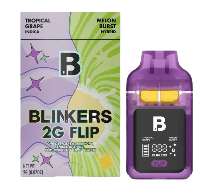 2G Blinkers Flip THCA Disposable Dual Chamber 