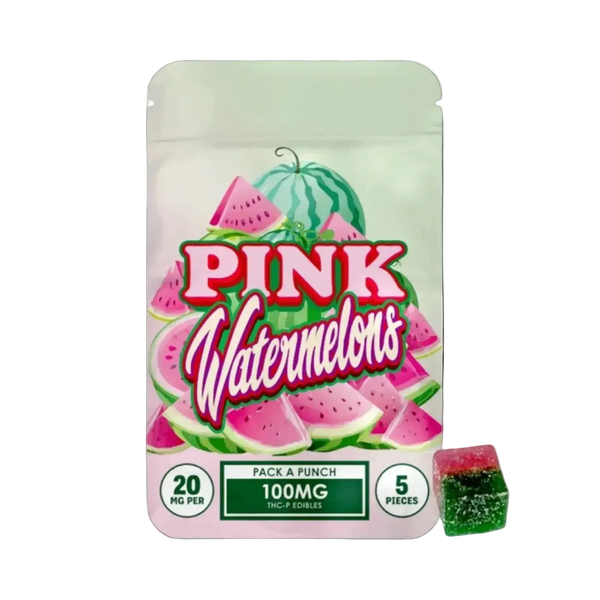 100mg Gummies | Pink Watermelon 