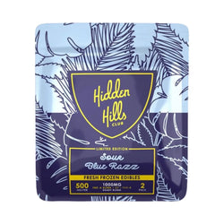 1000mg THCa Gummies | Sour Blue Razz 