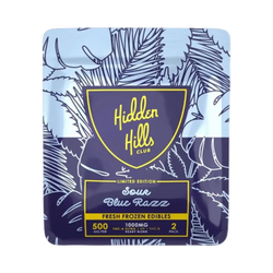 1000mg THCa Gummies | Sour Blue Razz 