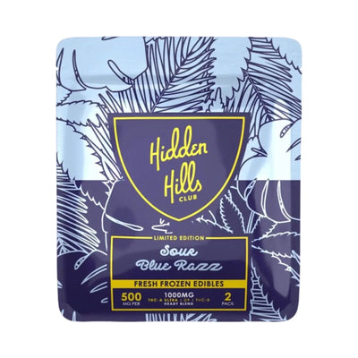 1000mg THCa Gummies | Sour Blue Razz 