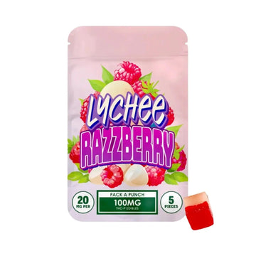 100mg Gummies | Lychee Razzberry 