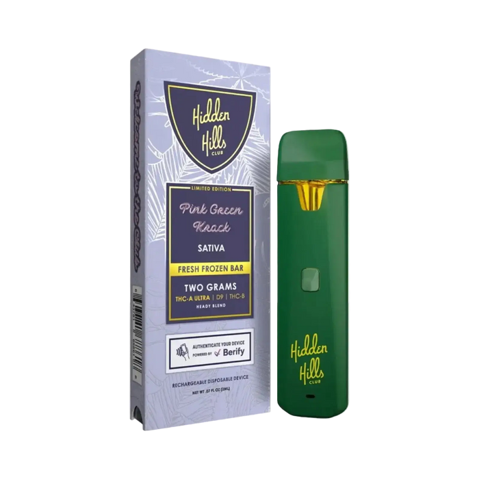 2G Fresh Frozen Disposable | Pink Green Krack | Sativa 
