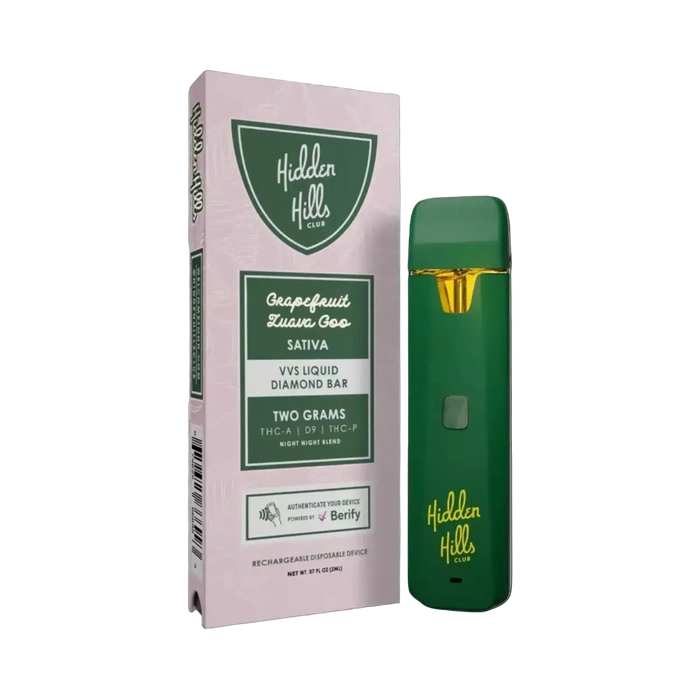 2G Liquid Diamond Disposable | Grapefruit Zuava Goo | Sativa 