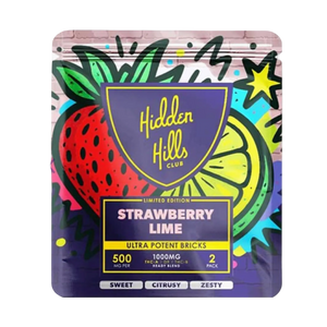 1000mg THCa Gummies | Strawberry Lime 
