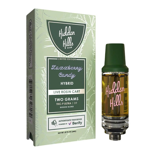 2g Live Rosin Cart | Zazzberry Candy | Hybrid