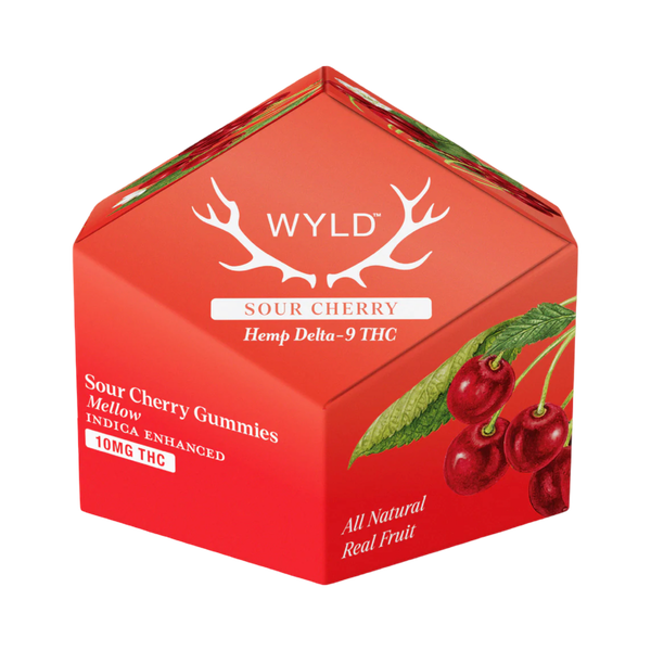 Wyld Delta 9 Gummies Sour Cherry 