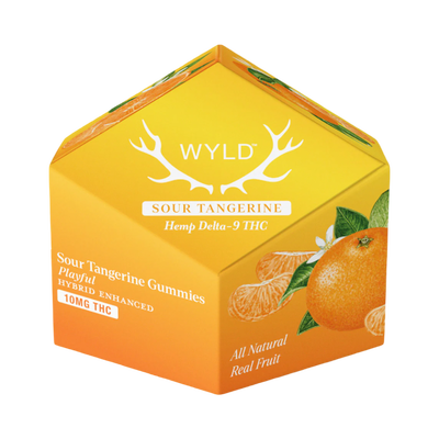 Wyld Delta 9 Gummies Sour Tangerine 