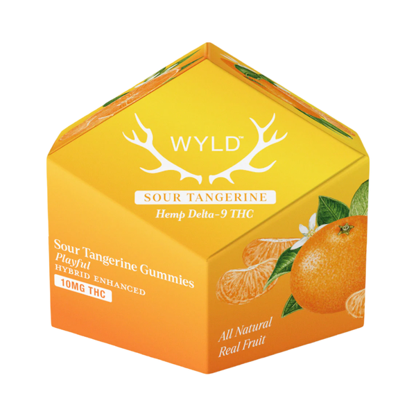 Wyld Delta 9 Gummies Sour Tangerine 