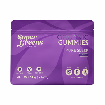 200mg Rosin Gummies (20ct) | 10mg Sleep Gummies | Super Greens 