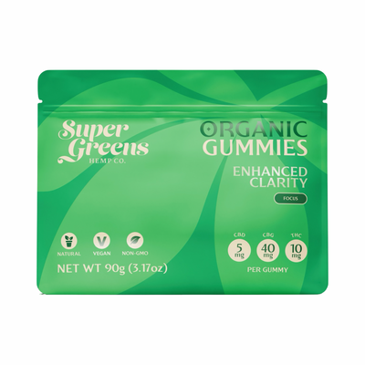 200mg Rosin Gummies (20ct) | 10mg Focus Gummies | Super Greens 