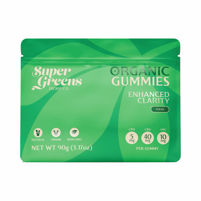 200mg Rosin Gummies (20ct) | 10mg Focus Gummies | Super Greens 