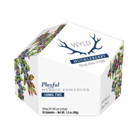 Huckleberry Hybrid THC | Playful Super Greens Hemp Co