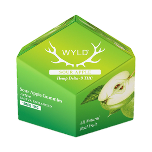 Wyld Delta 9 Gummies Sour Apple 