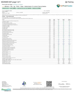 2G THCA Disposable Dual Chamber | Watermelon Z (Hybrid) X Lemon Cherry Gelato (Hybrid) 