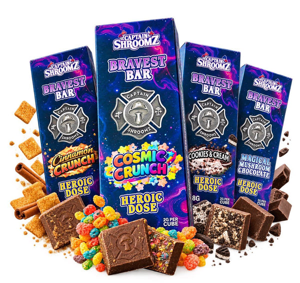 Captain Shroomz Magic Mushrooms Bravest Chocolate | 2G/8G