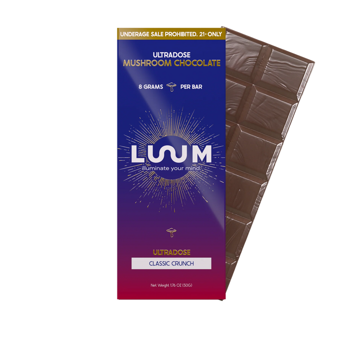 After Hours Luum Ultradose Magic Mushroom Chocolate Bars | 8G 