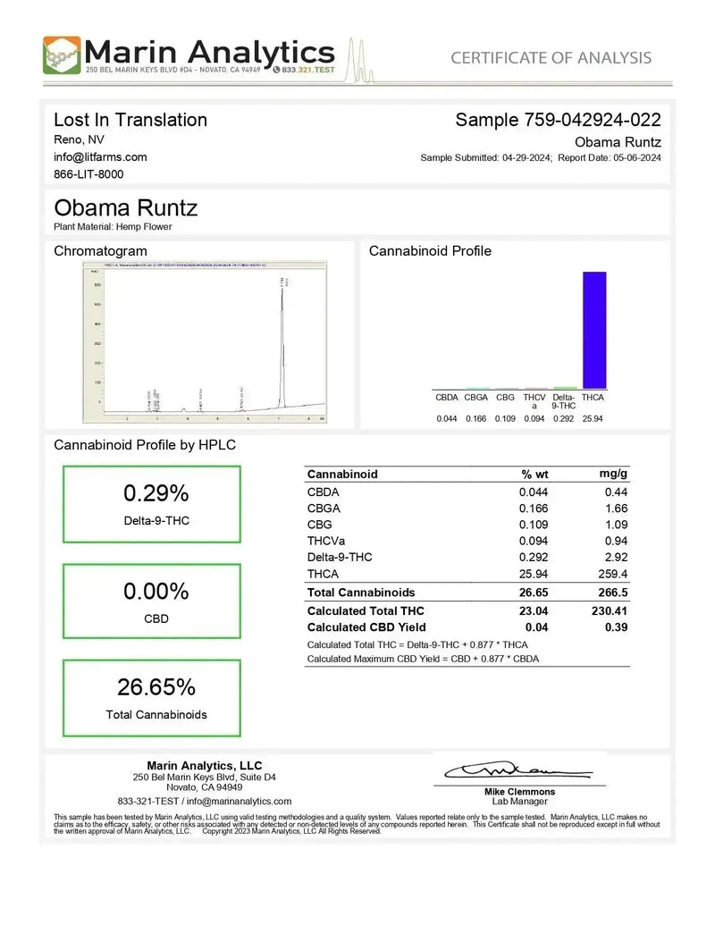 Obama Runtz THCa Flower supergreenshempco