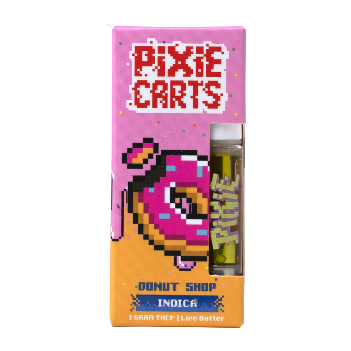 1G Pixie Carts Live Badder THCp Vape Cartridges | Donut Shop 