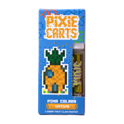 1G Pixie Carts Live Badder THCp Vape Cartridges | Pina Colada 