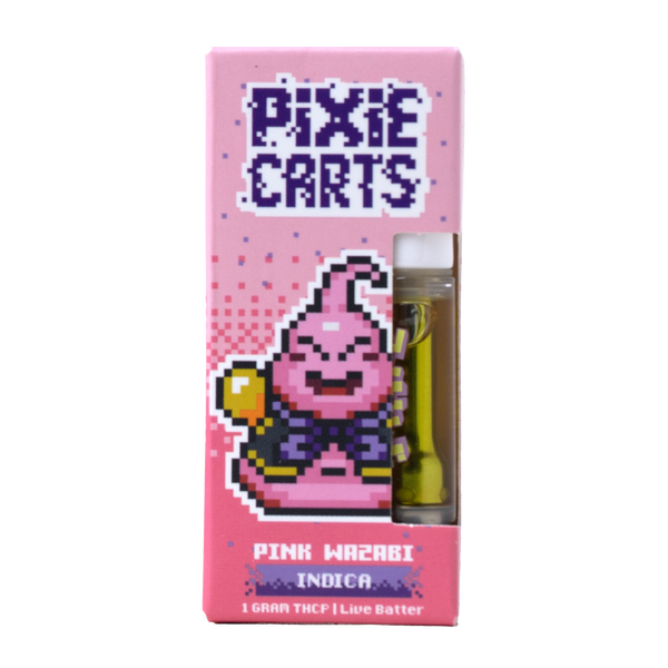1G Pixie Carts Live Badder THCp Vape Cartridges | Pink Wazabi 