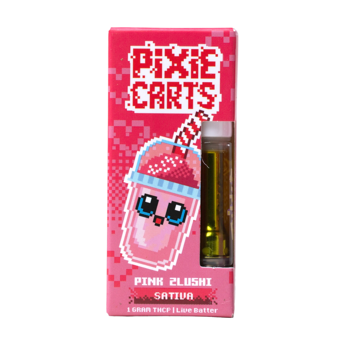 1G Pixie Carts Live Badder THCp Vape Cartridges | Pink Zlushi 