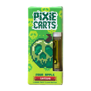 1G Pixie Carts Live Badder THCp Vape Cartridges | Zour Apple 