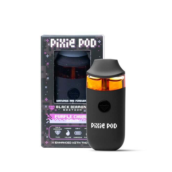 Pixie Pod Black Diamond purple churro