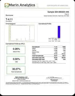 Slurricane Smalls THCa Flower Ounce supergreenshempco