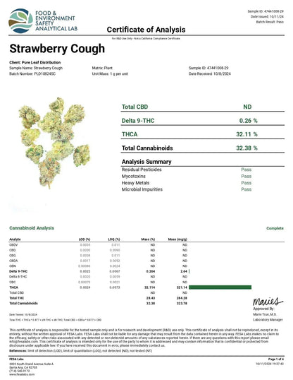 Strawberry Cough THCa Flower supergreenshempco