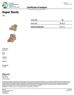 Super Runtz Smalls THCa Flower Ounce supergreenshempco