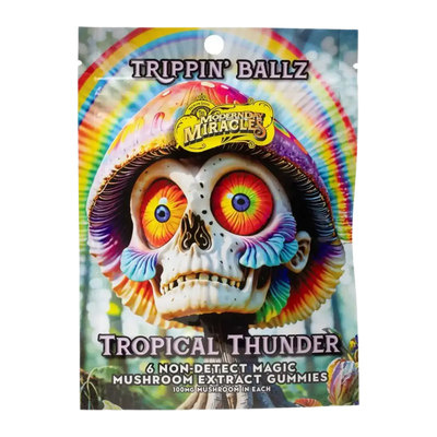 Trippin’ Ballz Magic Mushroom Extract Gummies | 6 Count 