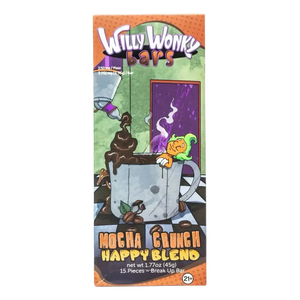 Willy Wonky Magic Mushroom Blend Chocolate Bar | Mocha Crunch Willy Wonky