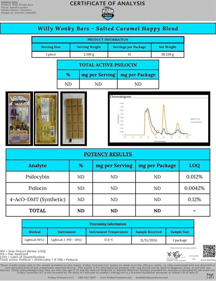 Willy Wonky Magic Mushroom Blend | Salted Caramel Willy Wonky
