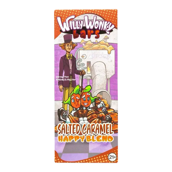 Willy Wonky Magic Mushroom Blend Chocolate Bar | Salted Caramel Willy Wonky