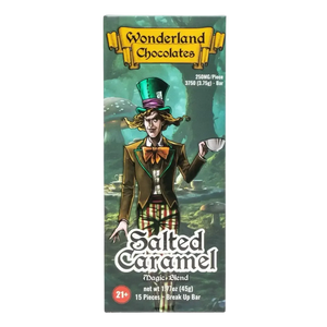 Wonderland Magic Mushroom Blend Chocolate Bar Salted Caramel Wonderland