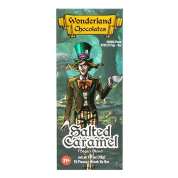 Wonderland Magic Mushroom Blend Chocolate Bar Salted Caramel Wonderland