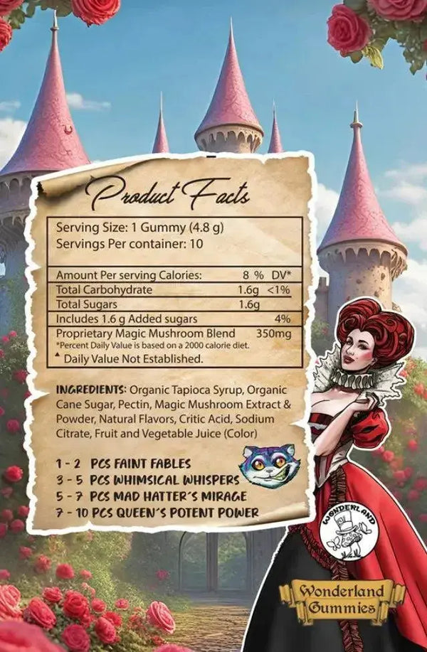 Wonderland Magic Mushroom Blend | Assorted Fruit Wonderland