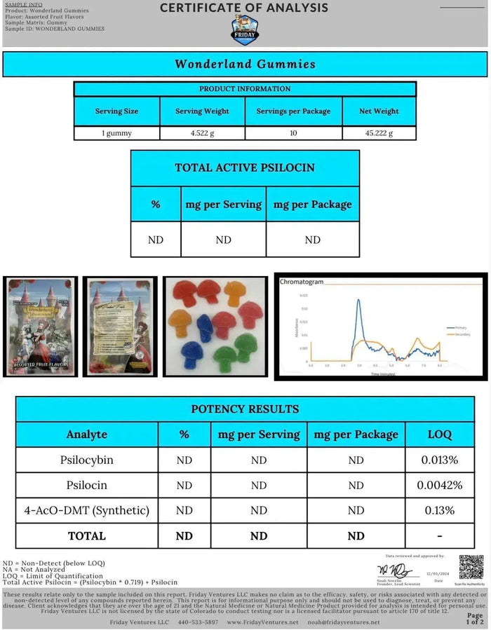 Wonderland Magic Mushroom Blend | Assorted Fruit Wonderland